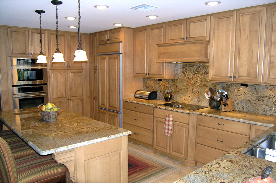 Kitchen Light Brown Cabinets Schoeman Construction